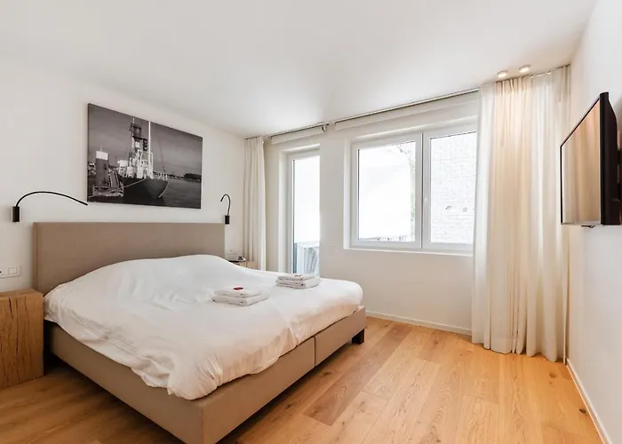 Hyper-luxeappartement, Zeezicht, Centrum, Airco, Optie Hotelservices 公寓 奥斯滕德