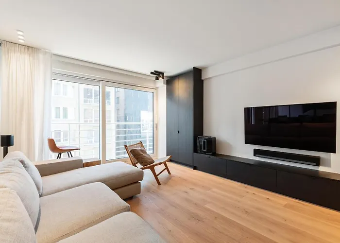 Hyper-luxeappartement, Zeezicht, Centrum, Airco, Optie Hotelservices *