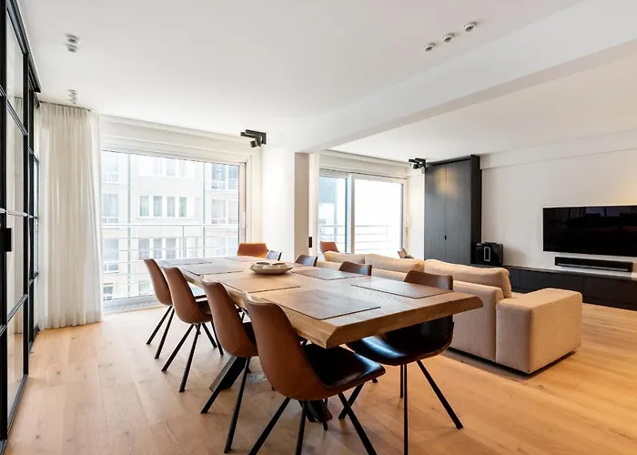 Hyper-luxeappartement, Zeezicht, Centrum, Airco, Optie Hotelservices Apartman *